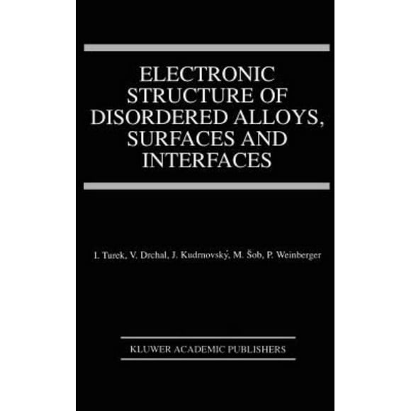Electronic Structure of Disordered Alloys, Surfaces and Interfaces