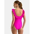 thumbnail image 5 of Jessica Simpson Women’s Ruffle One Piece Swimsuit, Sizes XS-XXL, 5 of 5
