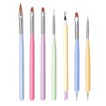 thumbnail image 2 of Nail Art Drawing Brush Pen Nail Design Brush para Puntear Uñas Colco Pinceles para uñas, 2 of 8