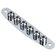 thumbnail image 4 of Guitar String Through Plate, Electric Guitar Bridge String Mounting Ferrules Thru Body Ferrule Bushing Plate Zinc Alloy for Electric Bass Guitar Parts, 4 of 7