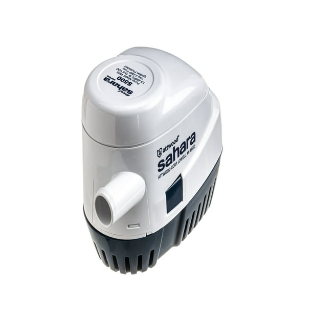 Attwood 45057 Sahara S500 Automatic Bilge Pump, 12Volt, 1.5Amp Draw