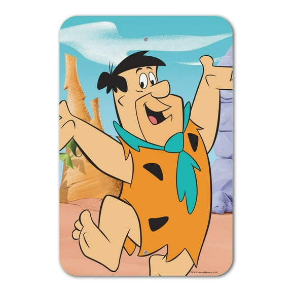 The Flintstones Fred Character Home Business Office Sign