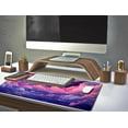 thumbnail image 6 of Pastel Pink Purple Clouds Moon Mouse pad Desk Mat, Cute Space Deskmat XXL Large Extended Mousepad Gaming Desk Pad, Big Laptop Computer Keyboard and Mouse Pad Mat for Women Office Decor 31.5x15.7 in, 6 of 6