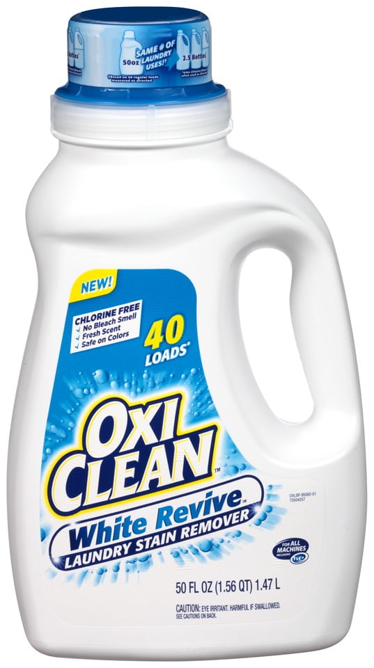 OxiClean White Revive Laundry Stain Remover, 50 Ounces