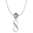 thumbnail image 1 of Delight Jewelry Today Tomorrow Infinity Sign Mia Monkey Charm Necklace, 1 of 4