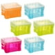 thumbnail image 4 of Caja de almacenamiento de plástico pequeña con tapa, 6 unidades, 4 of 7