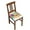 Four Pieces, variant on Gukieu USA MAP Print Square Cushion Cover, Elastic Strap Chair Protector, Suitable for Family Restaurant, Hotel Banquet Decorations-Two Pieces