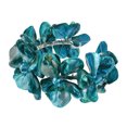 thumbnail image 2 of Handmade Teal Blue Mother of Pearl and Crystal Cuff, 2 of 5