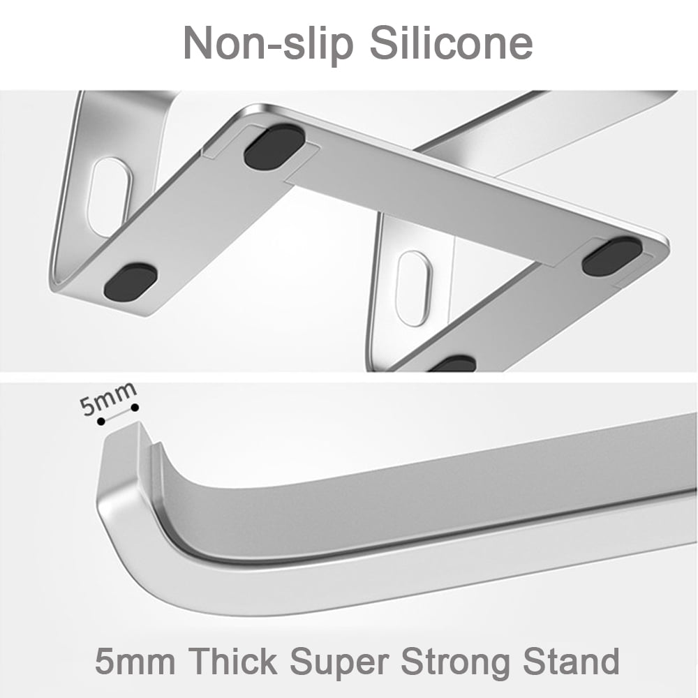 MEGICOT Laptop Stand Compatible with 10 to 17 inch Laptops, Ergonomic Elevator Metal Riser Detachable Laptop Holder Compatible with MacBook Air Pro, Dell XPS, Lenovo and More