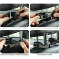 thumbnail image 2 of 2 in 1 Car Headrest Hidden Hook, 2023 New 2 in 1 Car Seat Headrest Hook,360° Rotation Car Vehicle Back Seat Headrest Mobile Phone Holder Hanger Holder Hook for Bag, Purse, Toys, Groceries (Silver), 2 of 5