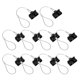 thumbnail image 1 of 10 piezas de tapa antipolvo para conector de carretilla elevadora negra Accesorio de hardware Textura dura Plástico 50 A, 1 of 9