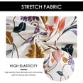thumbnail image 6 of Touchbetter Printed Stretchable Parson Chair Covers for Dining Room Set of 6,Pattern Stretch Dining Chair Slipcover Washable Removable for Kitchen,Hotel,Restaurant,Ceremony(6PCS,Flower), 6 of 7