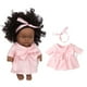 thumbnail image 2 of Muñeca bebé realista de 20 cm (8 pulgadas), niña, con ropa, set de cumpleaños para muñecas bebé., 2 of 9