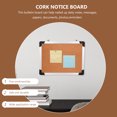 thumbnail image 6 of FENGGUIQU 2 Sets Rectangular Cork Bulletin Boards for Office Home School Secure Photos Messages, 6 of 6