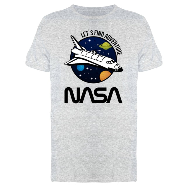 Playera NASA Para Hombre - Encontremos la Aventura Cohete Espacial Nasa T-shirt