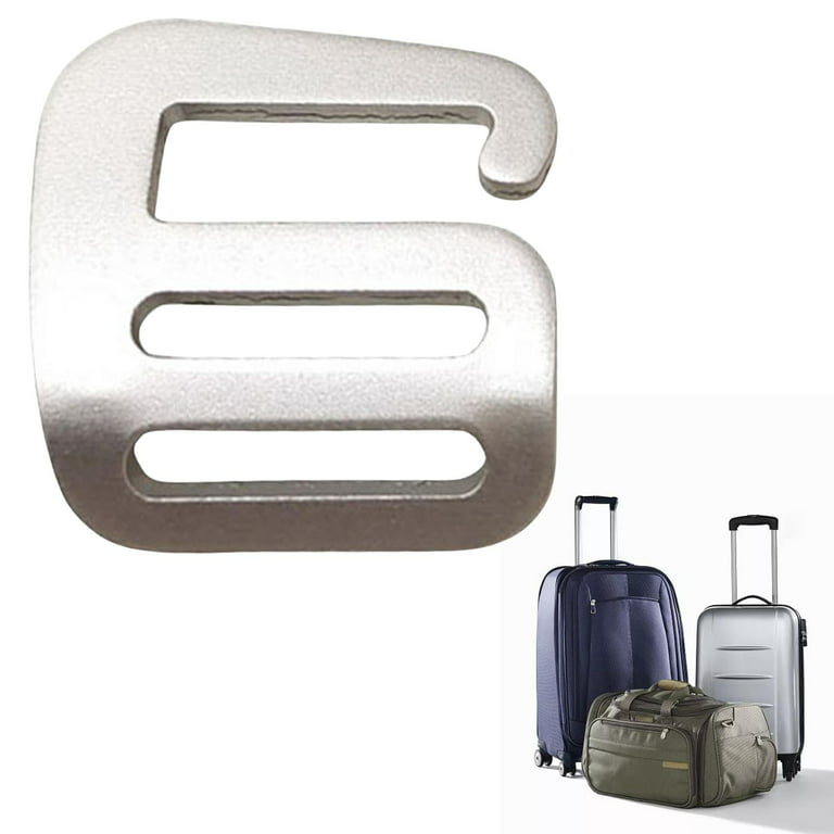 Simhoa Adjustable 25mm Buckles for Webbing Slide Buckles Aluminium G Shaped Hook for Backpack Luggage Strap Webbing Outdoor Webbing Buckle Clip , Left