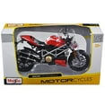 thumbnail image 3 of Ducati Mod Streetfighter S Red 1/12 Diecast Motorcycle Model by Maisto, 3 of 3