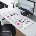 thumbnail image 3 of Floral Beauty in a Personalized Mouse Mat - Premium-Textured & Washable - Non-Slip Base for Smooth Control - Perfect for Wireless Mouse, 31.5x11.8 Inch, 3 of 7
