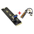 thumbnail image 4 of Tarjeta Adaptadora De Ranura M.2 A Pci-E X16, Tarjeta Elevadora Ngff Pcie, Cable De Extensión Nvme Vga, 4 Pines, 6 Pines, Sata Para Minería Kearding EL010266-00, 4 of 6