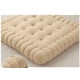 thumbnail image 4 of Nvzi Seat Cushion Dining Chair Pads with Ties, Non-Slip Thicken Beige 20x24, 4 of 5