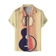 thumbnail image 3 of Camisas para hombre con estampado de guitarra musical, camisetas de rock, hip hop, ropa masculina, manga corta, cuello en V, camisas de playa Ahloa, camisa social masculina, 3 of 5