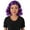Dark Blue, variant on Teen Witch | Blonde Wavy Bob with Black Head Ribbon | Premium Halloween Wig