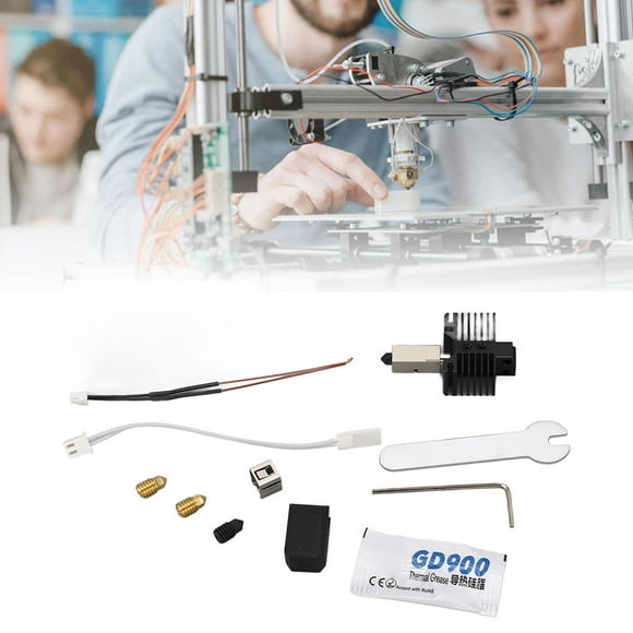 Extruder Hot End Kit, Metal Silicone Material 3D Printer Detachable Hotend Nozzle Set For Bambu X1 P1P X1 Carbon