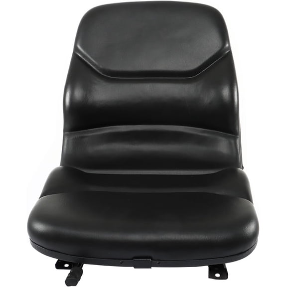 LABLT Excavator Seat with Slide Black Replacement for Case Backhoe Loader 580C 580D 580E 580L 580M Skid Steer Loader