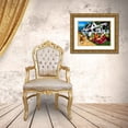thumbnail image 3 of West, Ronald 18x15 Gold Ornate Wood Framed with Double Matting Museum Art Print Titled - The Picnic, 3 of 4
