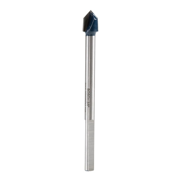 Juego de brocas BOSCH GT500 para vidrio con punta de carburo, 3/8 pulgadas