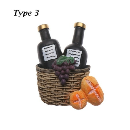 

3D Home Creative Cute Food Shape Bread Milk Bacon Fried Egg Pan Resin Refrigerator Magnetic Sticker Powerful Functions