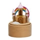 thumbnail image 1 of Adornos de caja musical de cuerda para el desarrollo sensorial de San Valentín. Adorno de mesa. Castillo arcoiris, 1 of 9