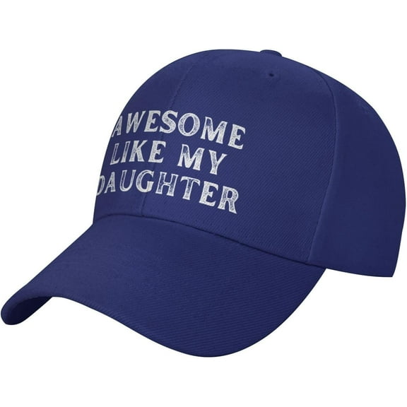 Awesome Like My Daughter Cap for Men Women Girl Dad Hat Father's Day Hat Baseball Cap Trucker Hat Dad Mom Hat