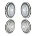 thumbnail image 1 of Genius Front Rear Coated Disc Brake Rotors Kit for Car 2018-2020 Subaru WRX STI KG-101775, 1 of 9