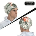 thumbnail image 6 of Xecao Tropical With Flamingos Print Knit Hat,Winter Beanie for Men Women, Beanie Soft Warm Ski Stocking Cuffed Cap, 6 of 7