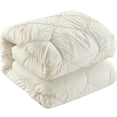 thumbnail image 3 of Lanco Pintuck Embellished 7 Piece Comforter Set White, Bed Size California King, 100% Polyester Fill, 3 of 6