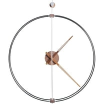 Pacific Bay Barcelona Extra-Large Decorative Lightweight 24-inch Minimalist Analog Wall Clock