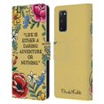 thumbnail image 1 of Head Case Designs Officially Licensed Frida Kahlo Art & Quotes Daring Adventure Leather Book Wallet Case Cover Compatible with Samsung Galaxy S20 / S20 5G, 1 of 6