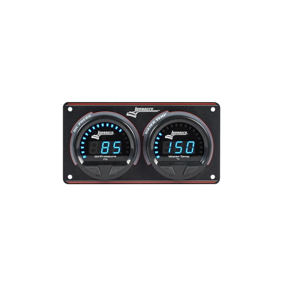 Longacre® 52-44660 Digital Elite Waterproof 2 Gauge Set Panel