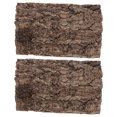thumbnail image 1 of 2pcs Reptile Terrarium Bark Substrate Bedding Turtle Cork Bark Reptile Climbing Mat Habitat Amphibians Backdrop Decor For Lizard Snake Spiders Hermit Crabs, 1 of 7