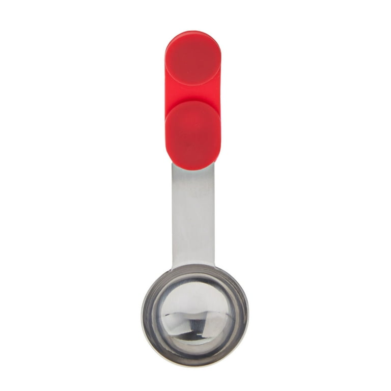 Plastic 2-Ounce Candy Scoop - Red