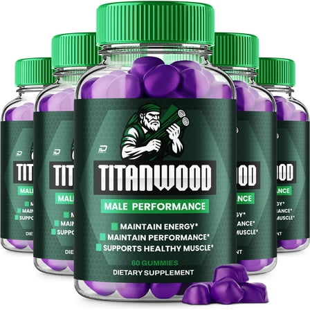 Titan Wood Gummies for Men – TitanWood Gummy Natural Blend Reviews, 5 Pack, 300 Gummies