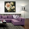 thumbnail image 6 of Epic Art 'Marche de Fleurs on Black' by Lisa Audit, Acrylic Glass Wall Art, 36"x36", 6 of 7