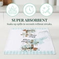 thumbnail image 4 of Unique Bargains Soft Absorbent Quick Dry Microfiber Kitchen Towel 4 Pack Green 26" x 18", 4 of 8