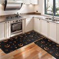 thumbnail image 3 of Kitchen Rugs Sets Of 2,Black Halloween Pumpkin Faces Anti Fatigue Kitchen Mat Rugs Non Slip Washable,Decorative Kitchen Floor Mats for Kitchen,Sink,Laundry,17"x47"+17"x47", 3 of 5