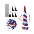 thumbnail image 3 of Yialzm USA Independence Day 4.92ft Home Party Decoration Tree Ornament Festive Atmosphere Easy Install Long Lasting Telescopic Design Suit for Living Room Patio Celebration, 3 of 8
