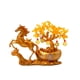 thumbnail image 2 of Figura de caballo con forma de lingote, coleccionable, adorno de lingote, decoración del hogar. Oro, 2 of 8