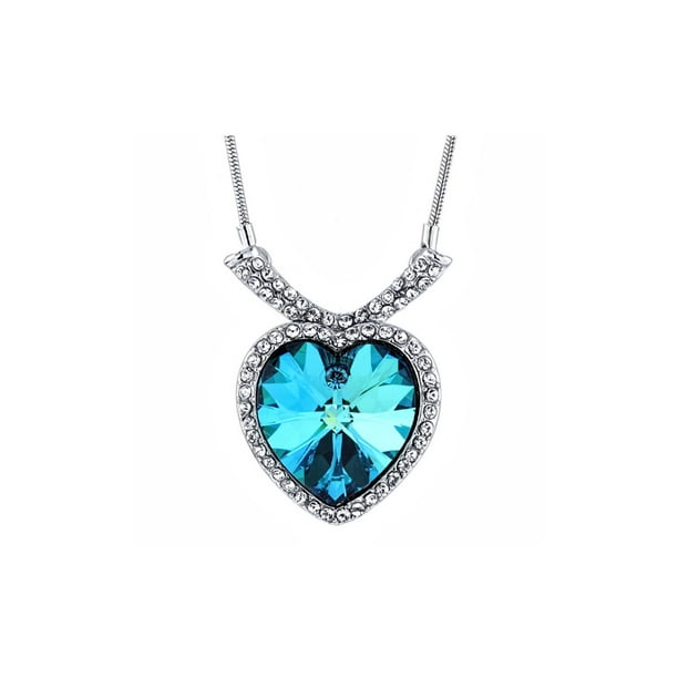 Gem Stone King Collection Blue Heart Necklace Chain Made With Swarovski Crystals Walmart Com Walmart Com Gem Stone King Collection Blue Heart Necklace Chain Made With Swarovski Crystals Walmart Com Walmart Com