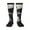 2 Black-1, variant on Red Black Ink Style Bald Eagle print thigh-high socks, crafted for both men and women with a stretchy, high-opaque design perfect for daily wear