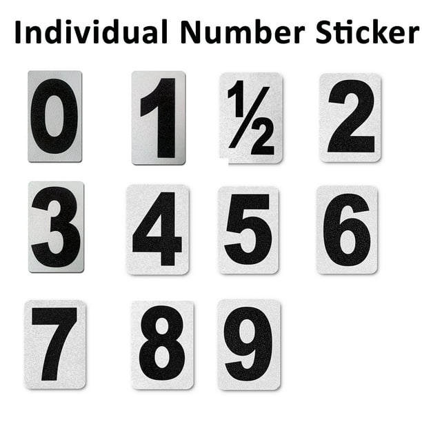 12 Inch Individual Number for Mailbox, House, Office, Apartment, Easy